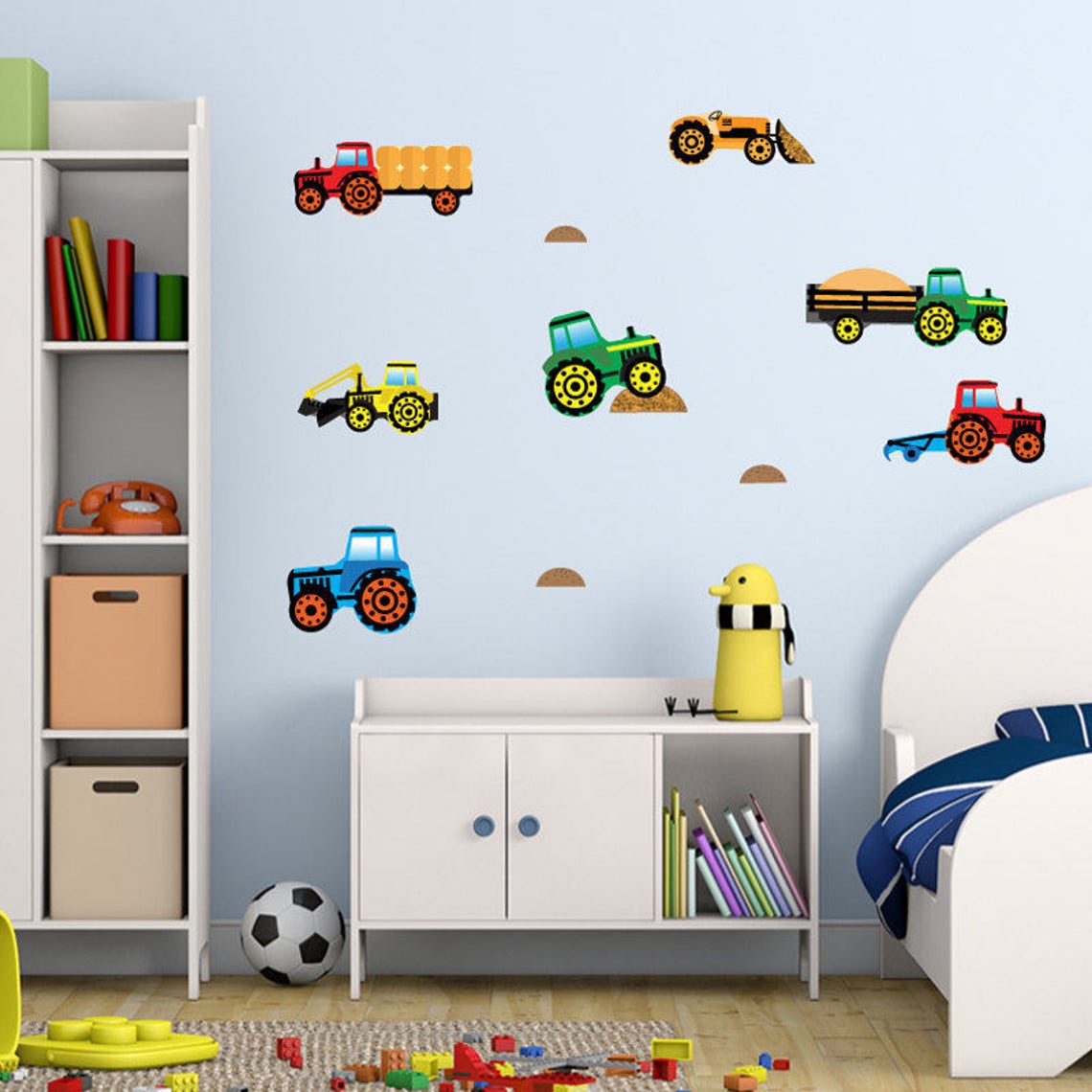 Tractors & Diggers Wall Stickers/ Wall Decals Collection Etsy