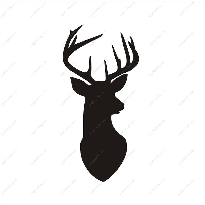 Download Deer Svg Deer Clipart AI dxf eps png Deer Head SVG Cut files | Etsy