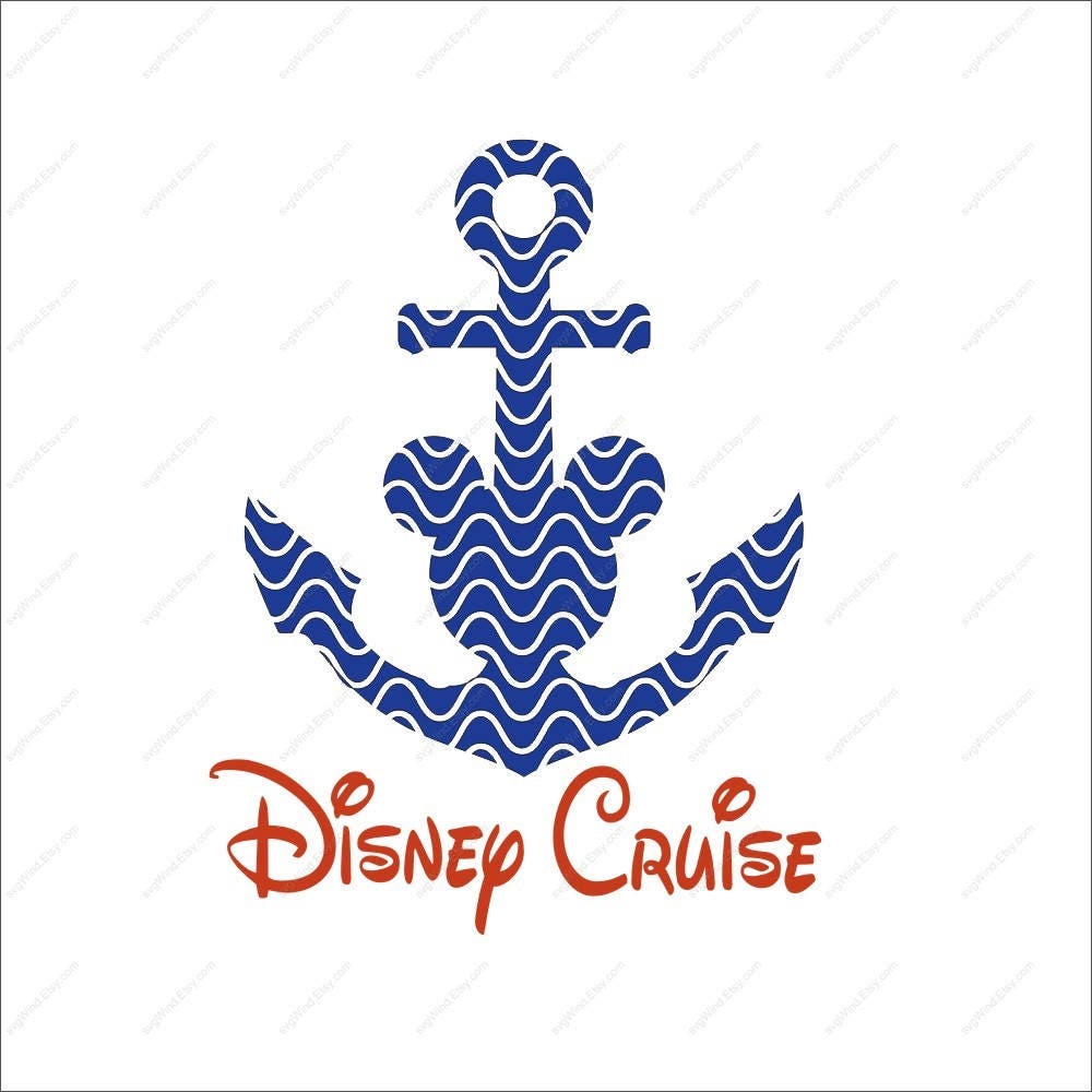 Download Disney Cruise SVG Mickey Anchor SVG Dxf Eps Png Ai for Cricut