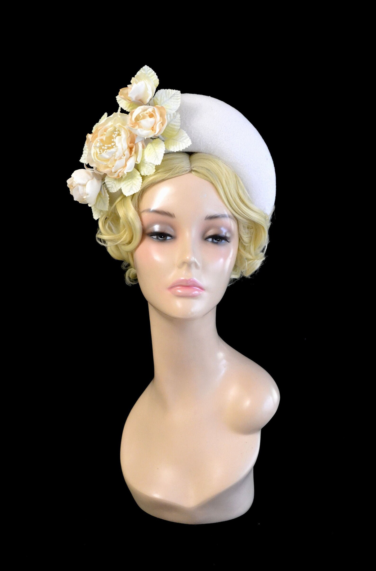 Cream fascinator cream wedding fascinator Etsy