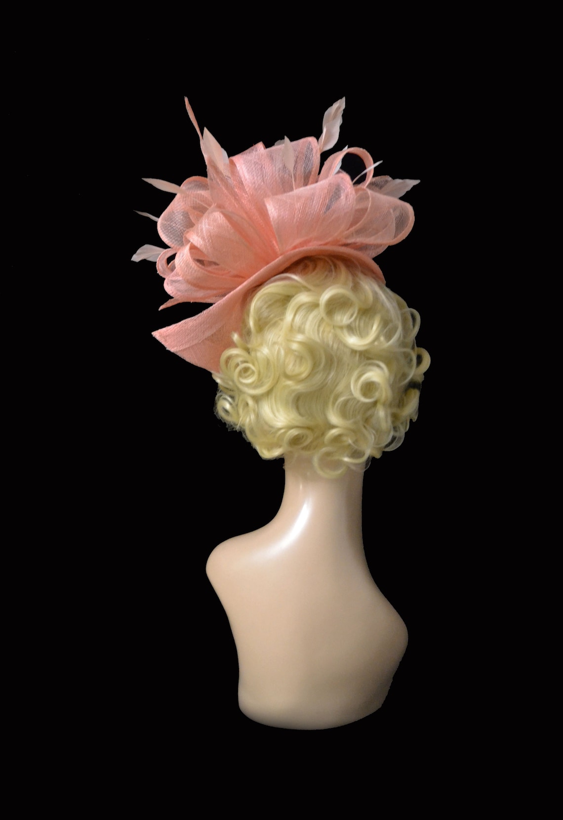 Blush fascinator pink fascinator pink fascinator hat pink Etsy