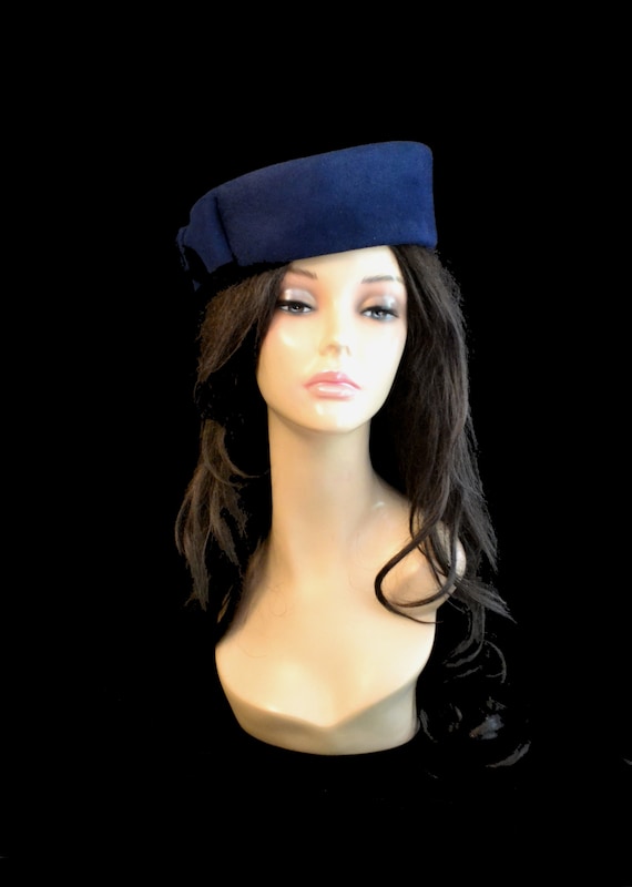 royal blue hats and fascinators