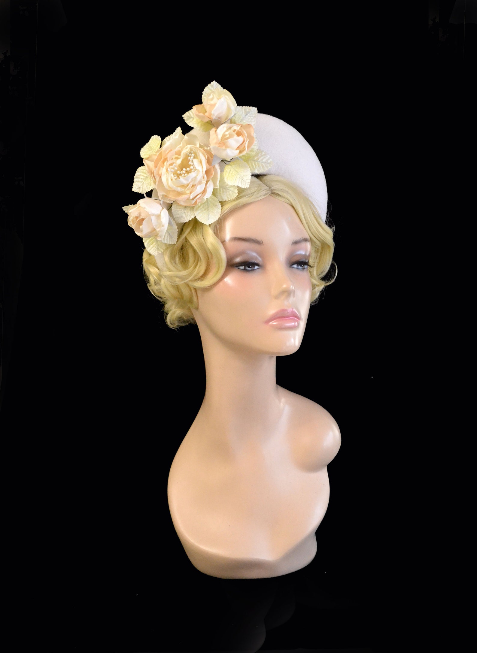 Cream fascinator cream wedding fascinator Etsy