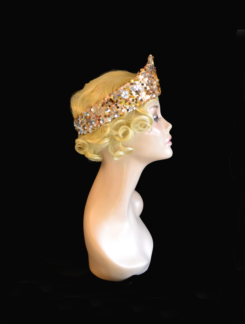 gold Kokoshnik russian tiara crown silver mini fashion accessiories style headpiece bridal modern art deco 20 s great gatsby