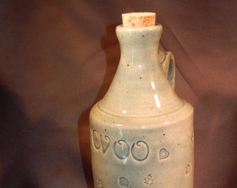 Sunset Pottery EVOO Bottle