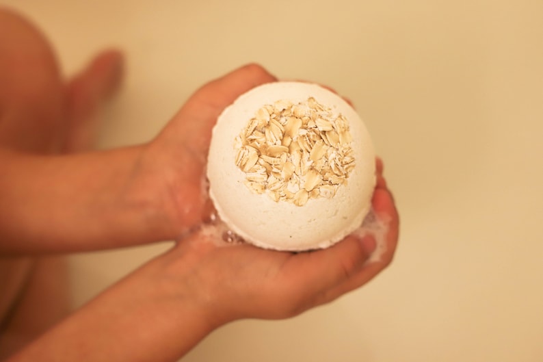 Kid Safe Bath Bomb Eczema Bath Bomb Natural Bath Bomb Dye Etsy