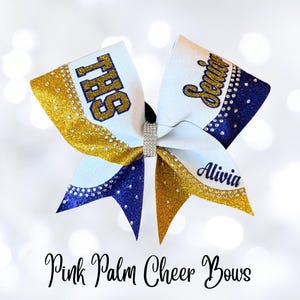 Senior Curved Tail Cheer  bow