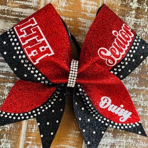 Senior Curved Tail Cheer Bow