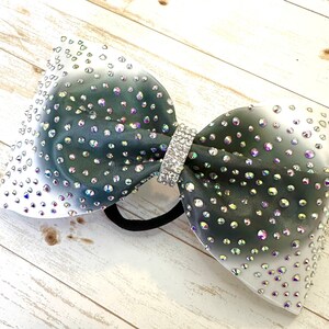 4&quot; Glitter Tailless Cheer Bow
