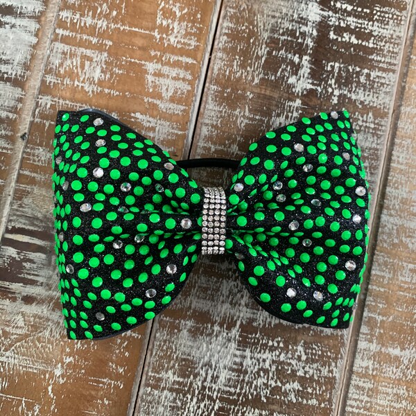 4" tailless rhinestud bow