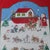 Stamped cross stitch christmas stocking