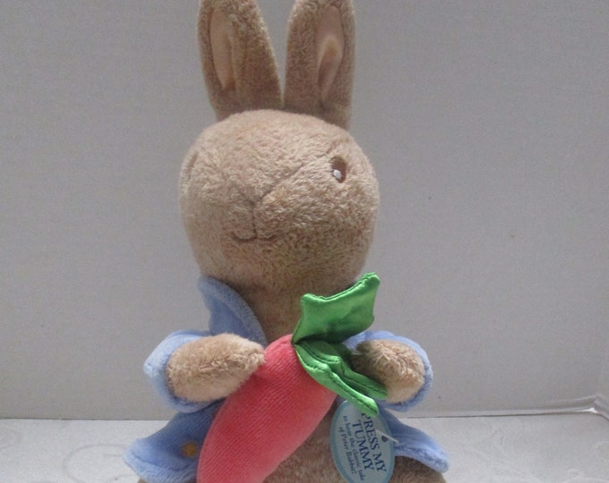 Peter Rabbit, Easter Plush, Talking Peter Rabbit, Stuffed Animal, Toy