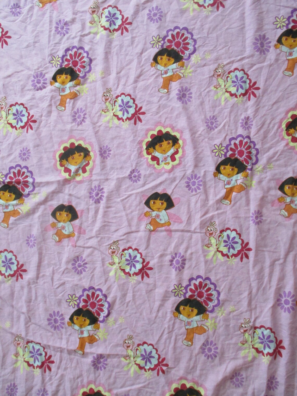 Dora the Explorer Twin Flat Sheet Nick Jr. Dora Flat Sheet Etsy