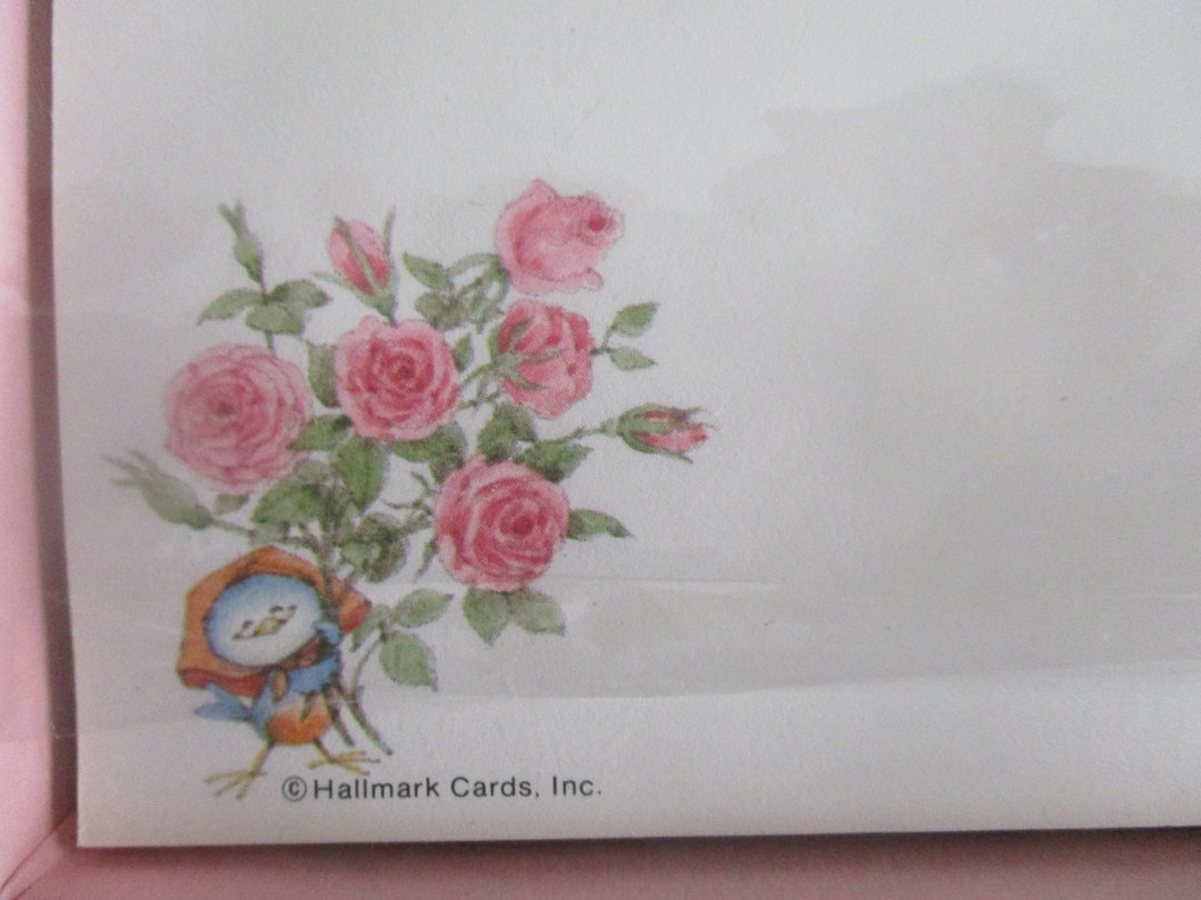 Vintage Stationery, Hallmark Vintage Stationery,cheerful Chirpers Paper