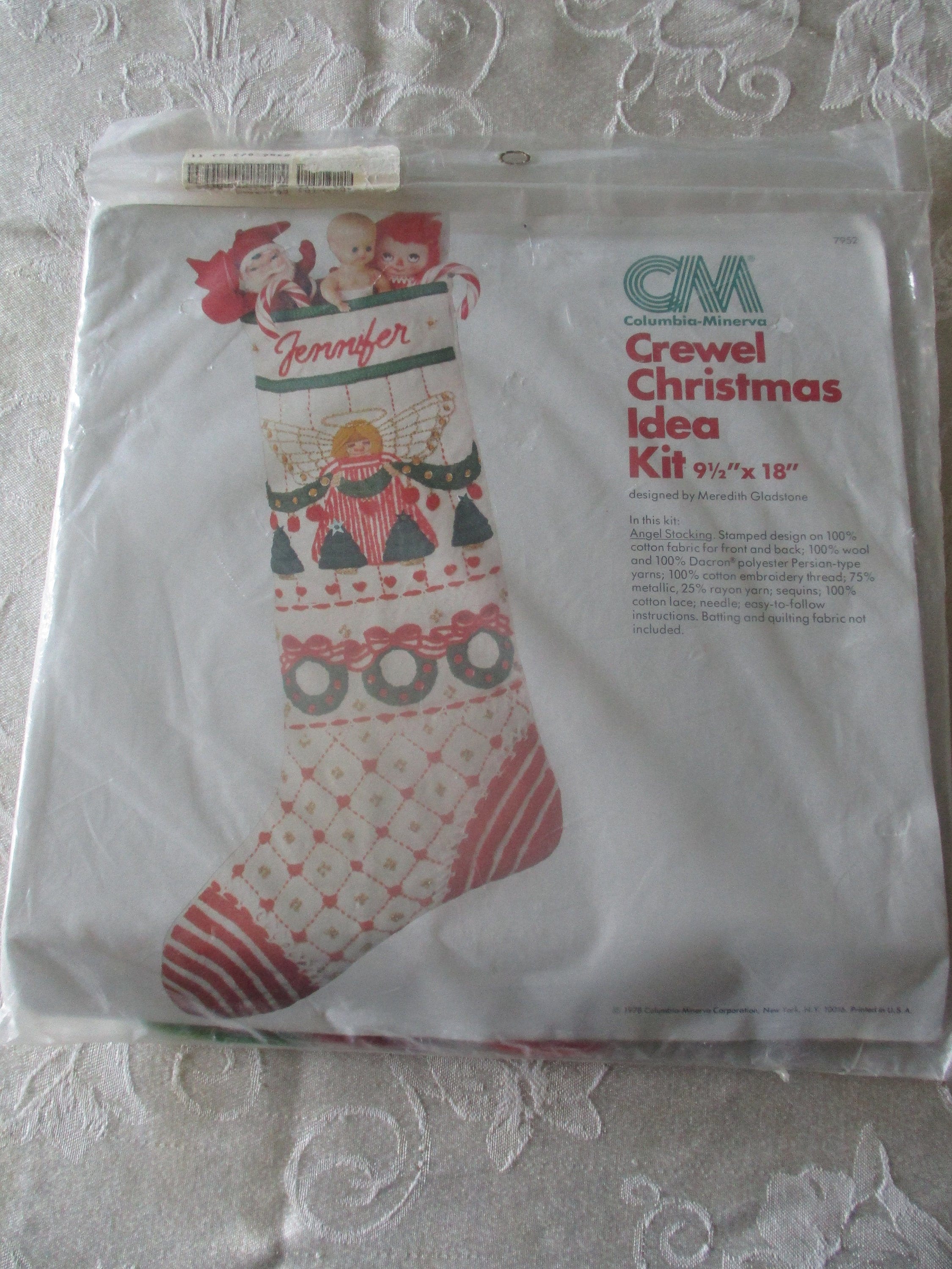 Crewel Christmas Stocking Kits for sale