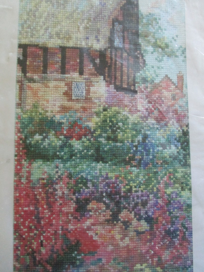 Counted Cross Stitch Kit Miss Hathaway's Garden Vignette - Etsy