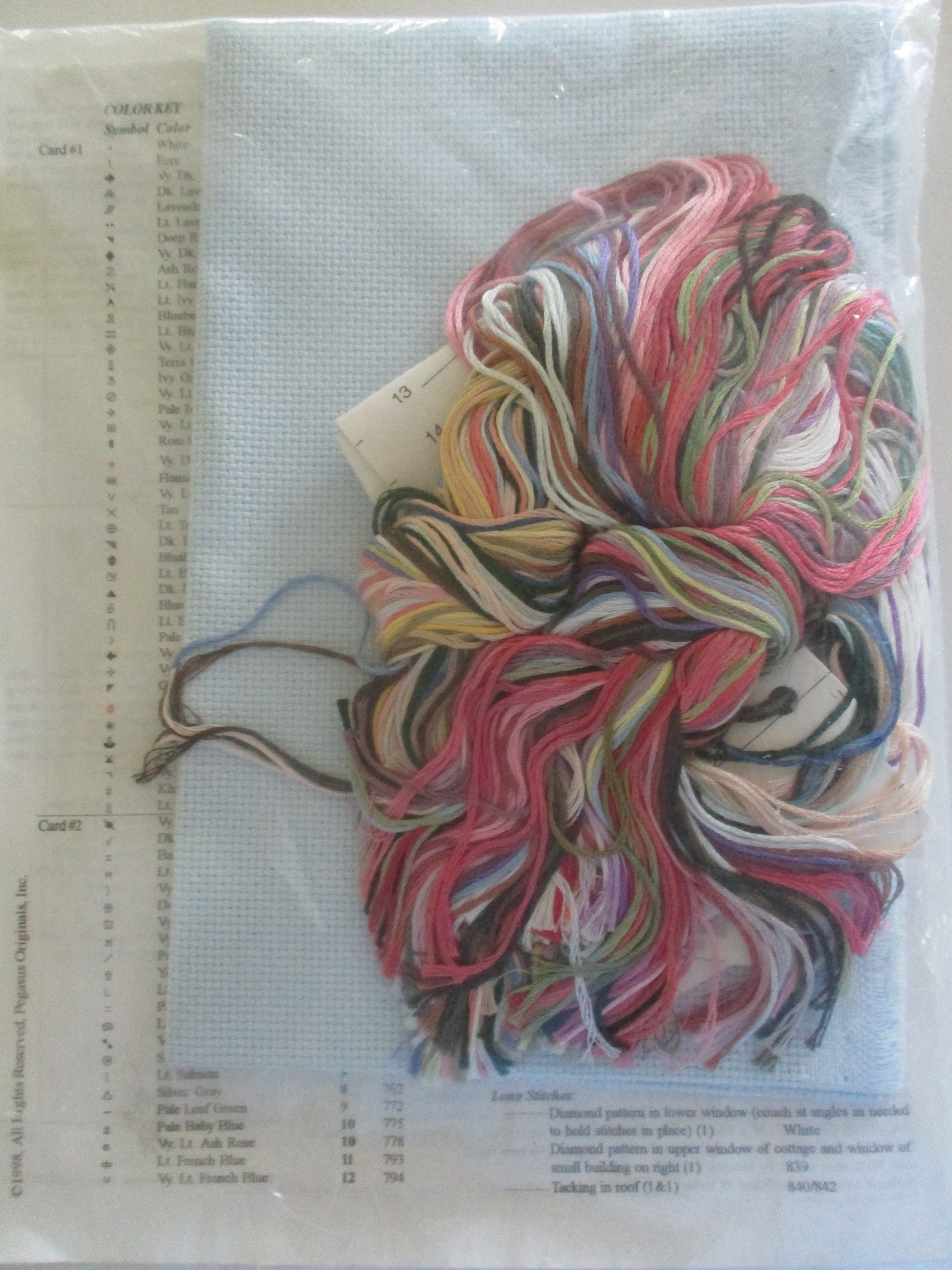 Counted Cross Stitch Kit Miss Hathaway's Garden Vignette | Etsy