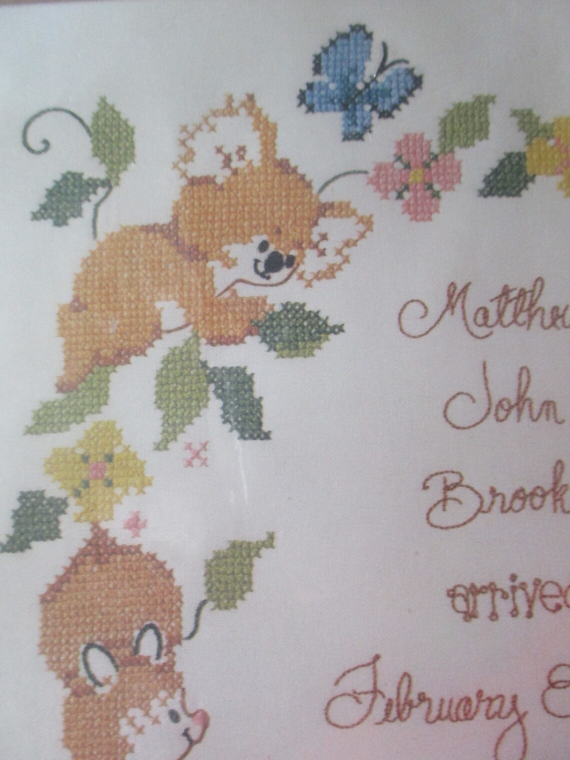 Stamped Baby Announcement Kit Vintage Hard to Find Stamped Etsy