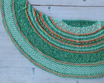 Fairy Correspondence shawl knitting pattern