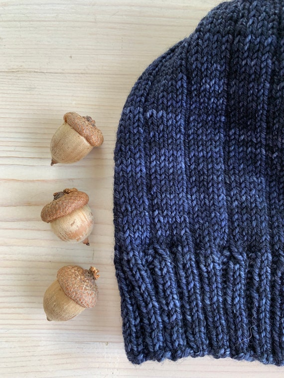 Ribbed Knit Hat Pattern, Beginner Friendly (PDF Pattern)