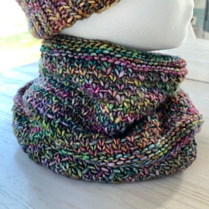 Aspenglow Cowl Strickmuster, einfaches Schal Strickmuster, Infinity Schal stricken, Anfänger Strickmuster, einfaches Schal Strickmuster