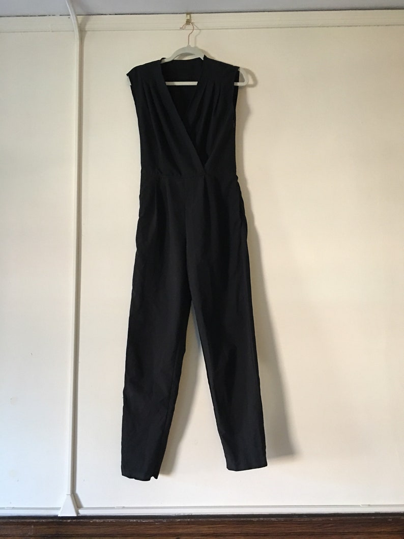 american apparel black jumpsuit