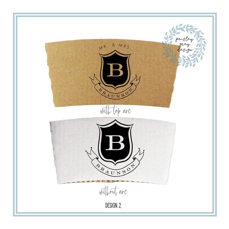 Custom Natural Brown Kraft Coffee Sleeves + Optional White Cups and ...