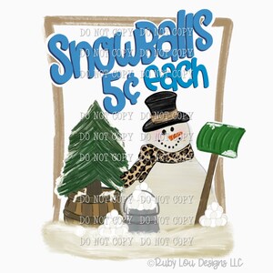 雪玉販売中 | 雪だるまヒョウ柄スカーフ | 手描きデジタルダウンロード | 昇華デザイン | 印刷可能なアートワーク I デジタルファイル