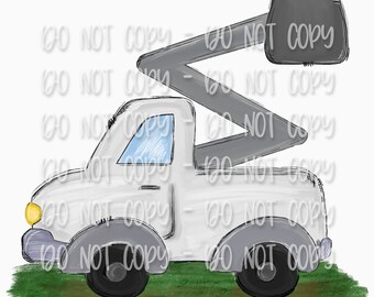Free Free 212 Tree Trimmer Bucket Truck Svg SVG PNG EPS DXF File