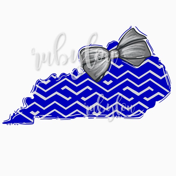 Hand Painted PNG Kentucky Ky Blue BBN Digital Download Etsy