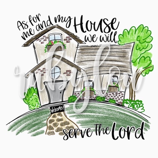 As for Me and My House - Etsy