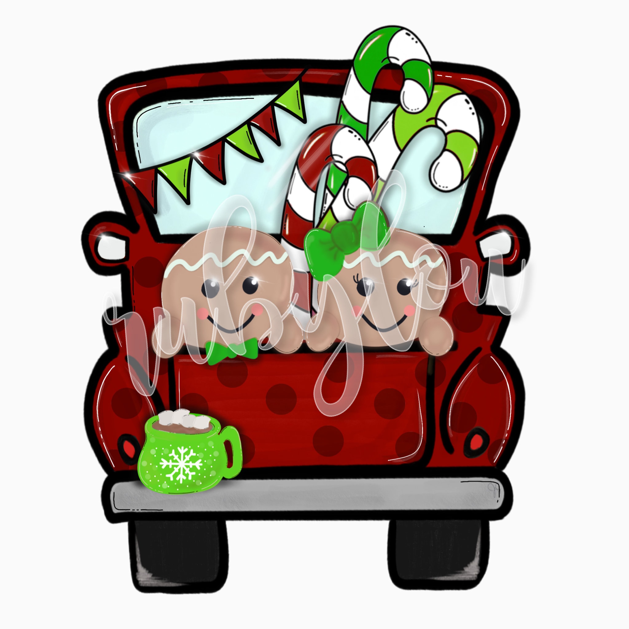 Gingerbread Truck Template Gingerbread Truck Template