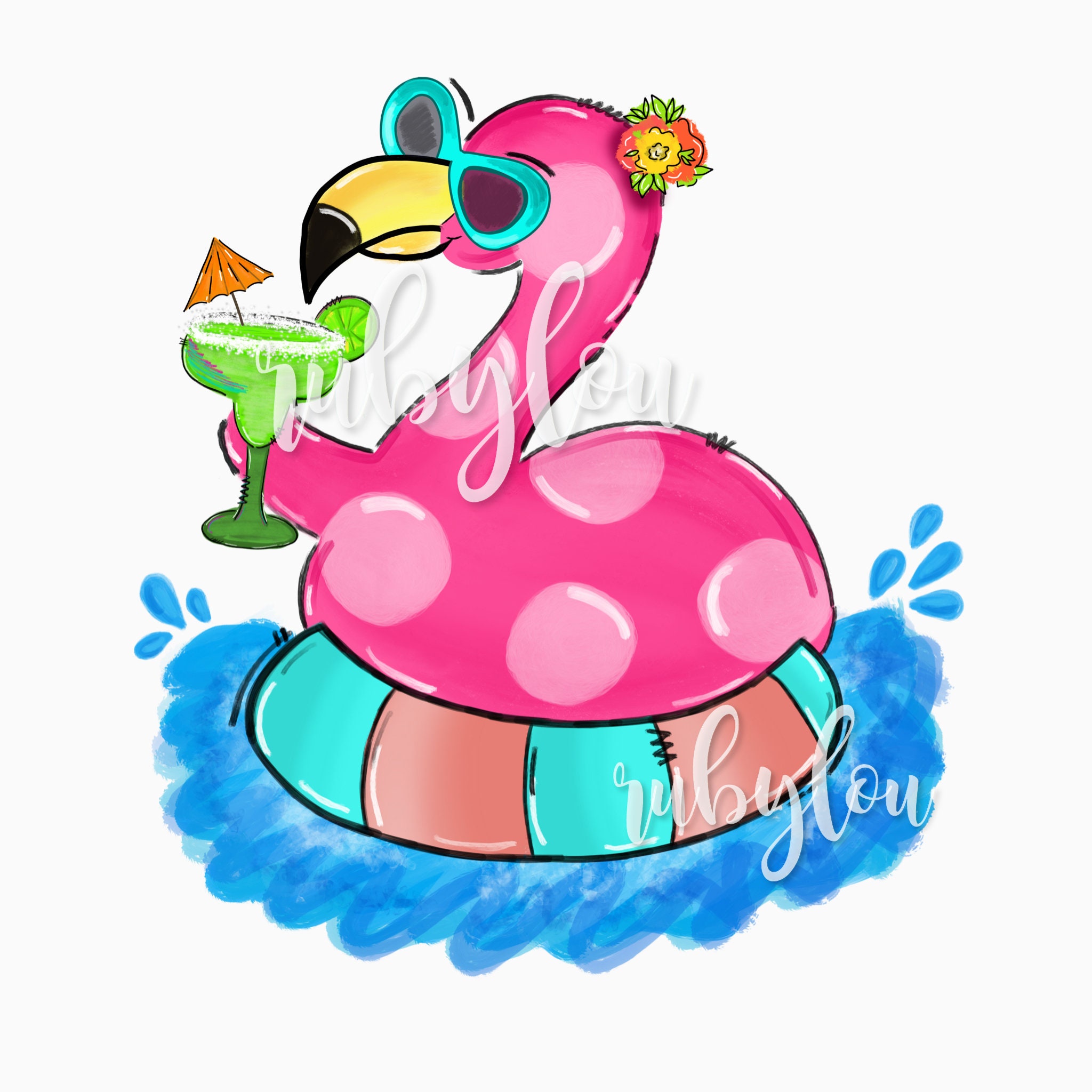 It's Pool Party Time PNG, Flamingo PNG Graphic by titi.pretty.art ·  Creative Fabrica