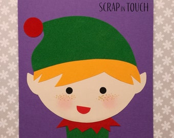 Tarjeta de Feliz Navidad “Duende”