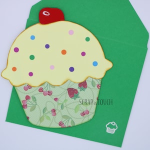 Biglietto d'auguri Buon Compleanno "Cupcake"