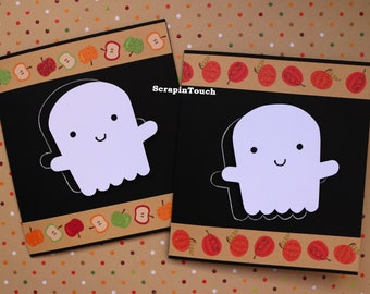 Tarjeta de felicitación de Halloween / Cumpleaños "Fantasmini"