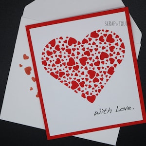 Valentinstag / Liebe / Jubiläum / Verlobungsgrußkarte "Little Hearts"