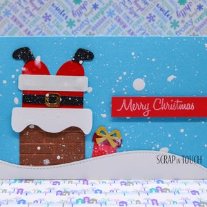 Merry Christmas Card "Santa Klaus in the Camino"
