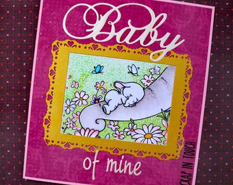 Tarjeta de Felicitación Nacimiento / Dulce Expectativa / Día de la Madre / Fiesta de Maternidad - Baby of Mine