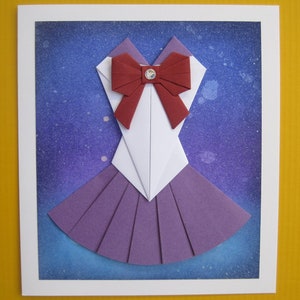 Biglietto d'auguri Amicizia / Buon Compleanno "Origami - Pretty Guardian Sailor"