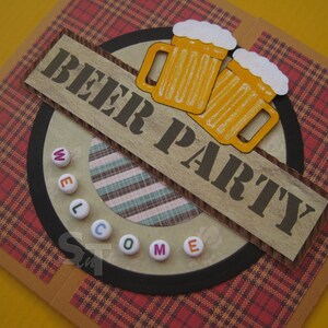Biglietto d'auguri Buon Compleanno / Amicizia / Addio al Celibato / Addio al Nubilato - Beer Party