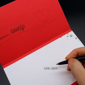 Biglietto d'auguri San Valentino / Amore / Anniversario / Fidanzamento Twine Love immagine 4