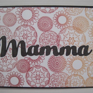 Biglietto d'auguri Festa della Mamma / Buon Compleanno - Mamma