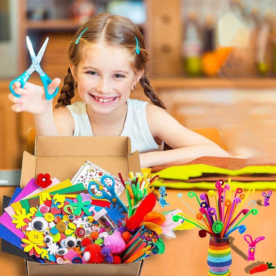 New 1000pcs Complete Art Supplies for Kids Craft Art Kit for Boys Girls  Kindergarten Home Supplies