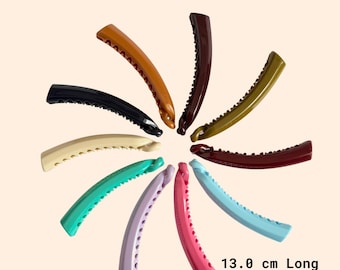 Large Banana Clip Hair Claws for Thick Hair 13.0 cm Hair Claws Ponytail Hair Clamp Claw Women's Hair Clip Hair Accessories Perfect Gift-2pcs