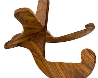 Handcrafted Rosewood Guitar Stand – Universal Foldable X-Frame Holder for Acoustic, Electric & Bass Guitars - Gift Idea