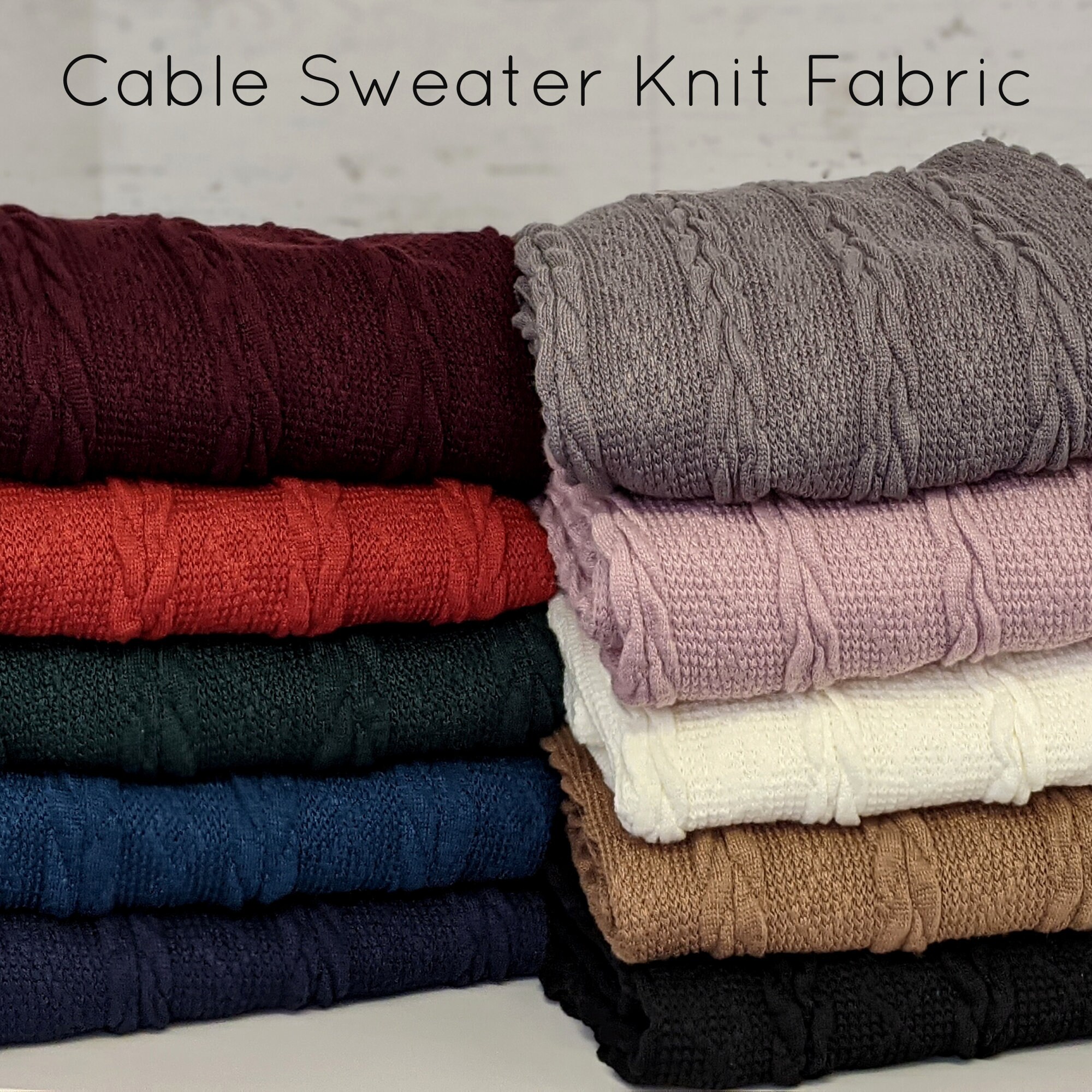 Sweater Knit Fabric - Etsy
