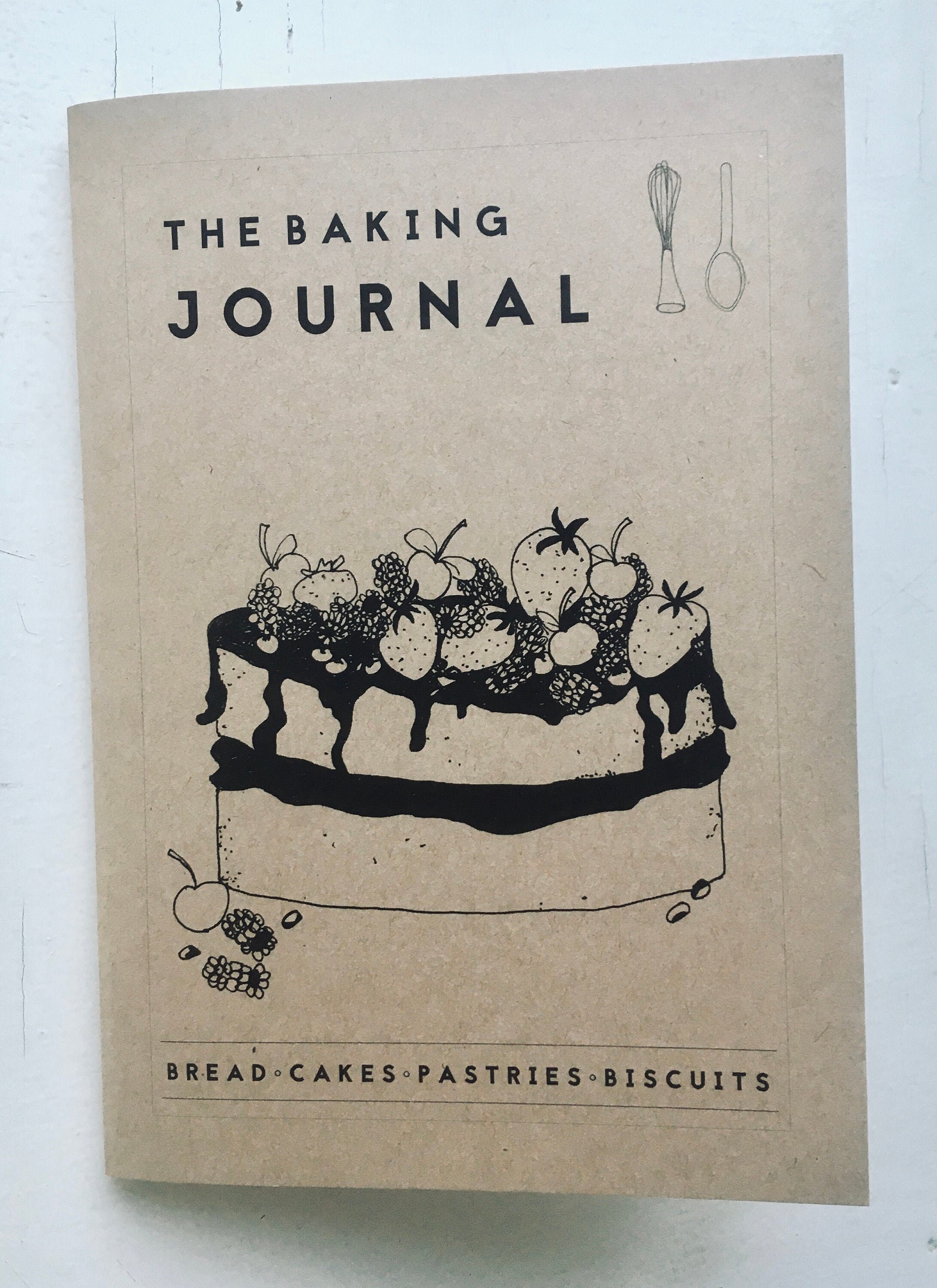 Baking Journal // Cakes Pastries Biscuits and Bread Planner Etsy
