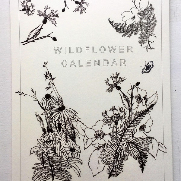 Flower Calendar Etsy