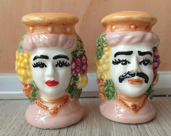 Moor's heads salt and pepper/salt & pepper shakers